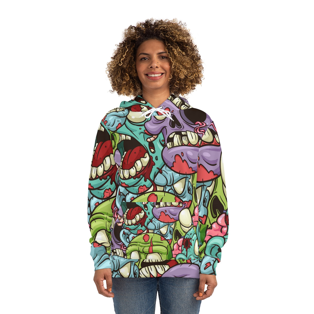 AOP Fashion Hoodie Zombie