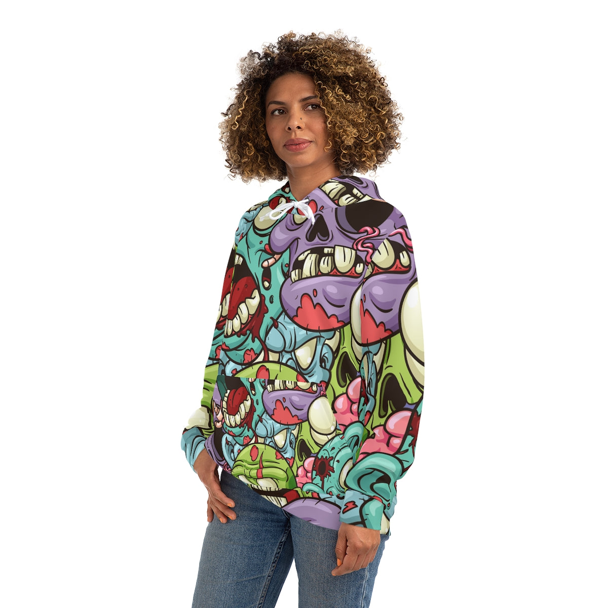 AOP Fashion Hoodie Zombie