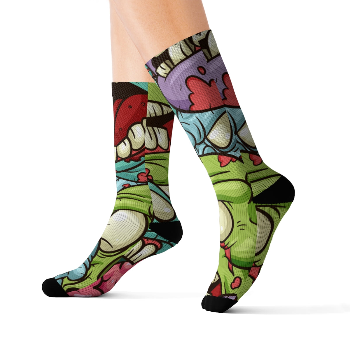 Sublimation Socks Zombie