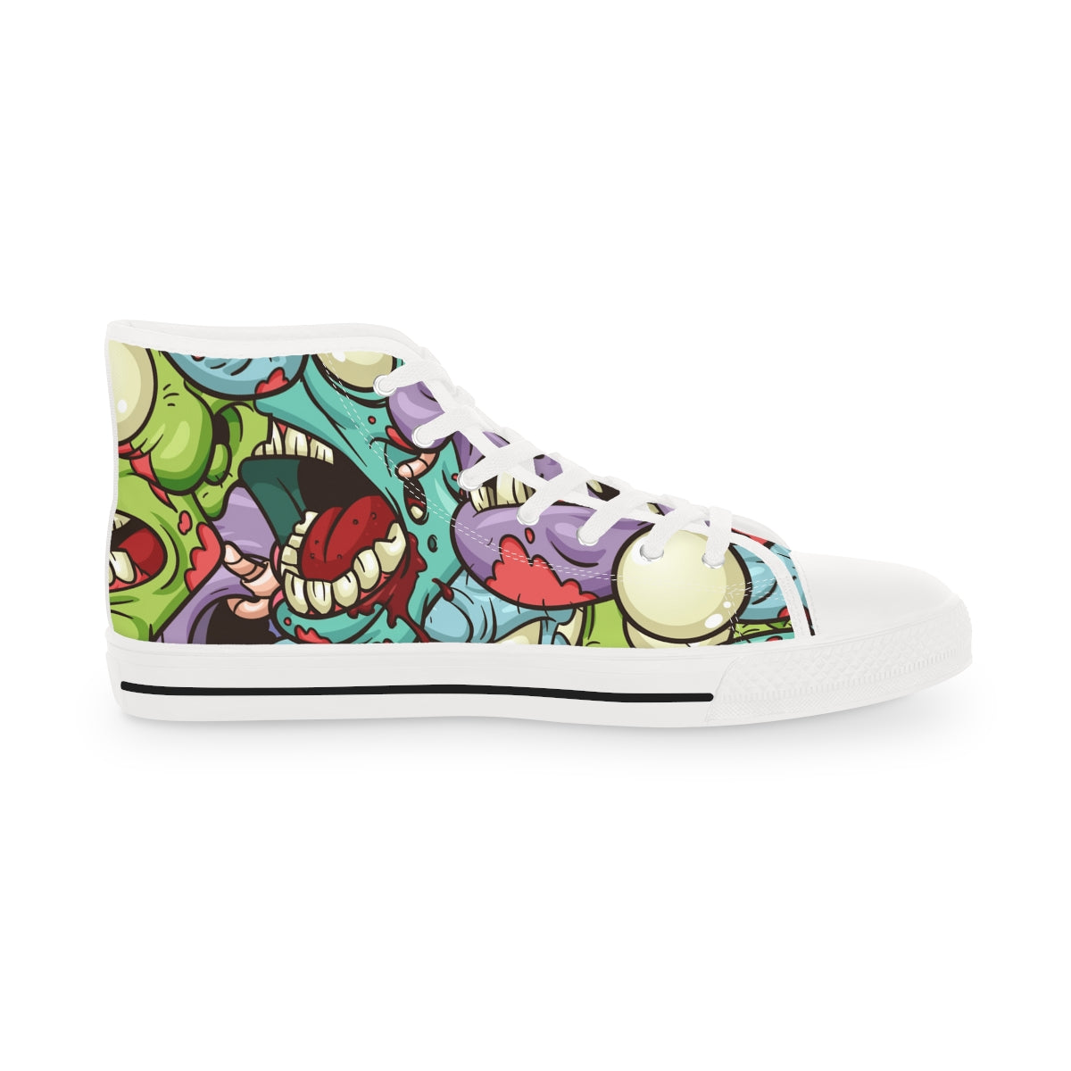Men's High Top Sneakers Zombie