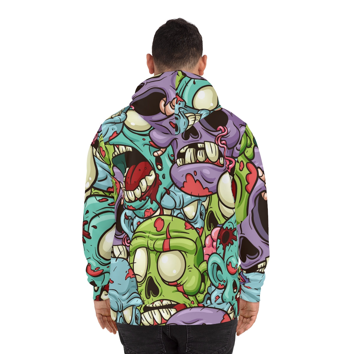 AOP Fashion Hoodie Zombie