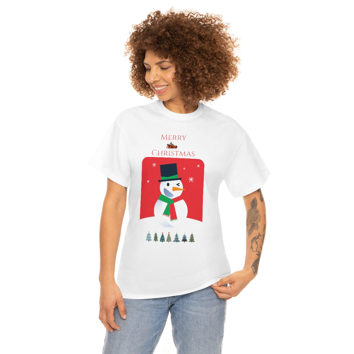 Unisex Heavy Cotton Tee Christmas