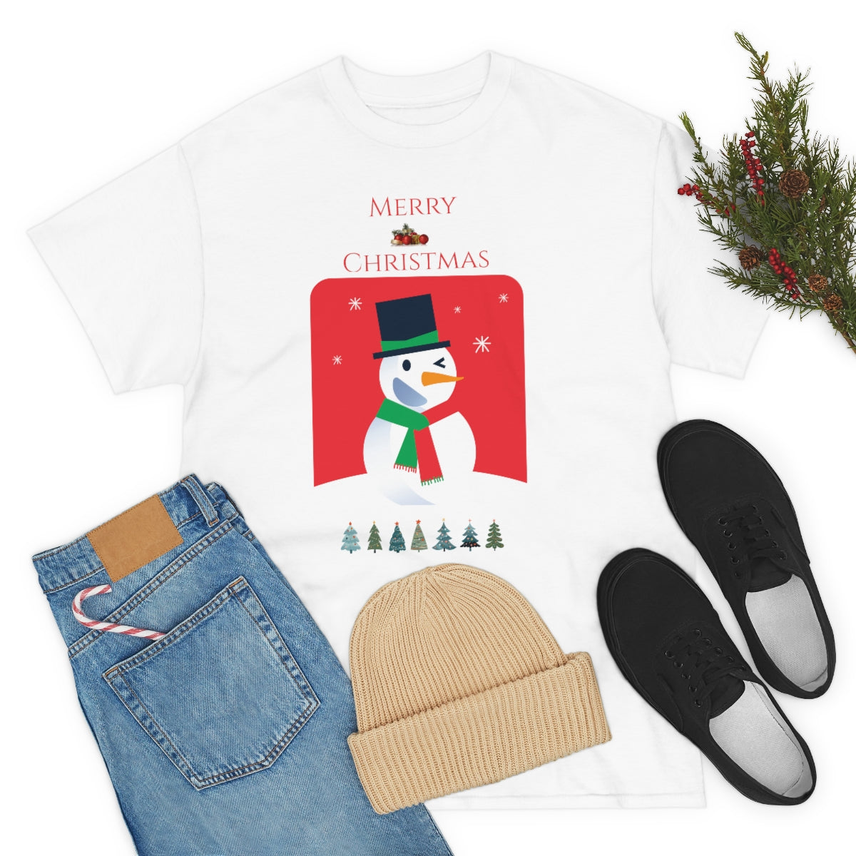 Unisex Heavy Cotton Tee Christmas