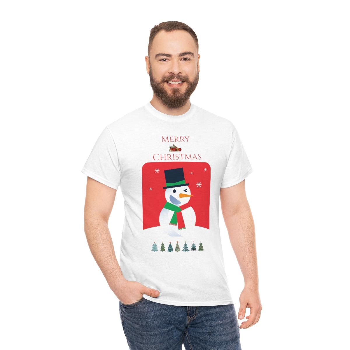 Unisex Heavy Cotton Tee Christmas